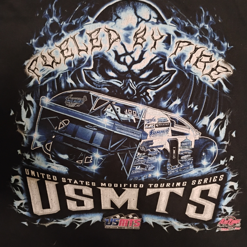 USMTS United States Modified Touring Series Black T-Shirt Size XL